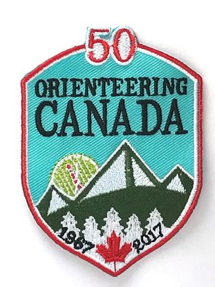 Image de Écusson 50e anniversaire d'Orienteering Canada